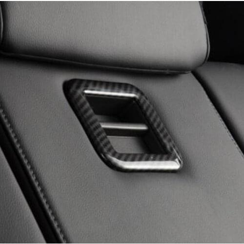 ABS Carbon Fibre For Honda CR-V CRV 2017 2018 Car Styling Accessories Car Rear Handrail Switch Frame Cover Trim Sticker