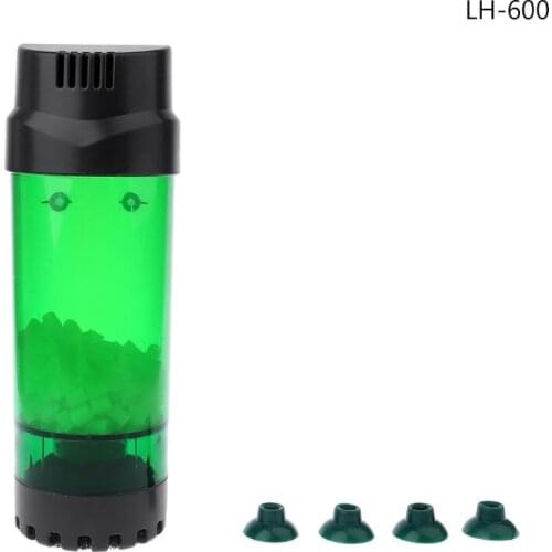 Aquarium Fluidized Moving Bed Filter Bubble Bio Media Filter Fish Tank Sponge Filter with Sucker