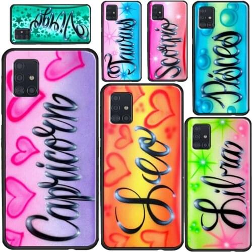 Aquarius Taurus Virgo Constellation Cover For Samsung A52 A72 A12 A32 A42 A51 A71 A41 A31 A11 A21S A20e A50 A70 A40 A20S Case