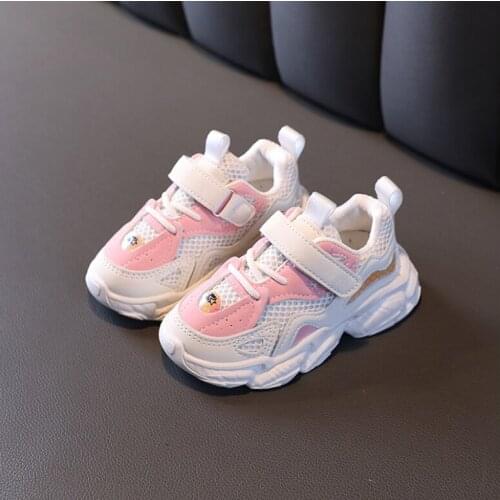 2021 Spring Autumn High-quality Kids Running Sneakers Children Sport Shoes Tennis Boy Lightweight Breathable Footwear Girl Flats