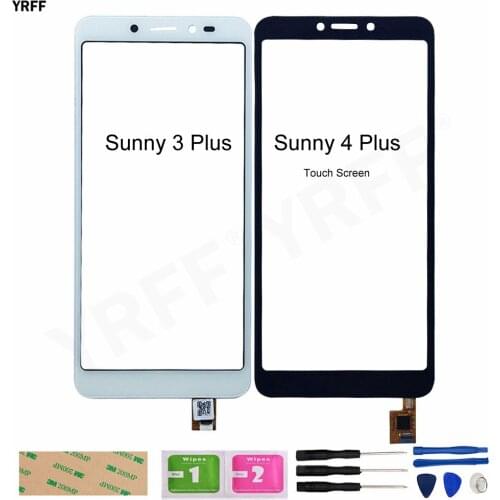 For Wiko Sunny 3 Plus / 3 Plus Touch Screen Digitizer Front Glass Sensor Panel Replacement Assembly Parts