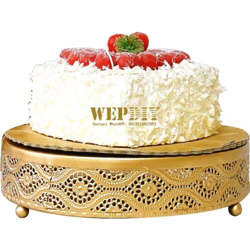 European retro white dessert table decoration wrought iron cake tray wedding display stand birthday party dessert tray