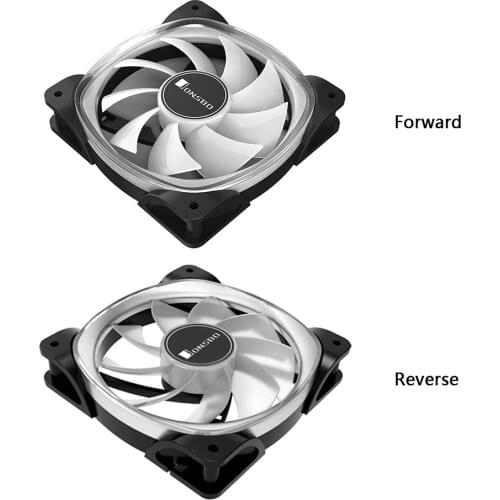 FR-701 ARGB PC Case Fan 120mm 9 Blade Addressable RGB LED PWM Cooling Fan
