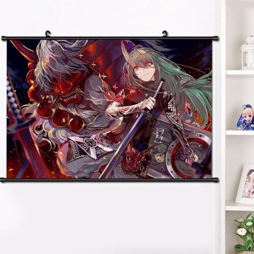 HOT Anime Arknights Hoshiguma Dobermann Kaltsit Amiya HD Wall Scroll Roll Poster Print Home Decor Collectible Art Gifts 40x60 cm