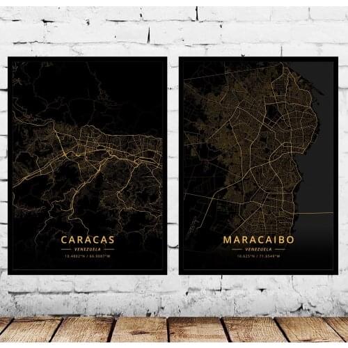 Caracas Maracaibo Venezuela Poster