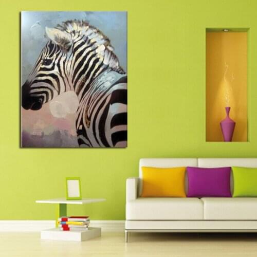 Horse Pictures Lovely Zebra Handpainted Modern Abstract Home Decorative Oil Paintings On Canvas Wall Art For Living Room Decor