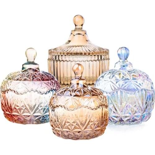 Creative Starry Storage Tank with Lid Tea Coffee Bean Candy Chocolate Jar Colored Container Festival Gift Decoration Decorations