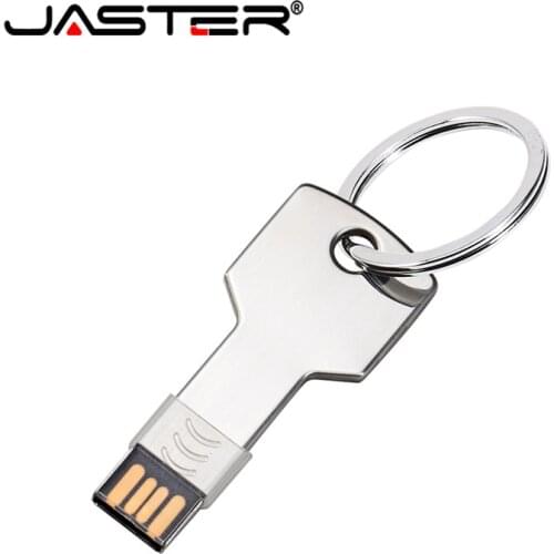 JASTER Metalen Mini USB Flash Drive 128 GB 64GB 32GB pendrive Cle USB Flash Stick Pen Drive 4gb16gb 32gb 64gb 128gb USB Stick