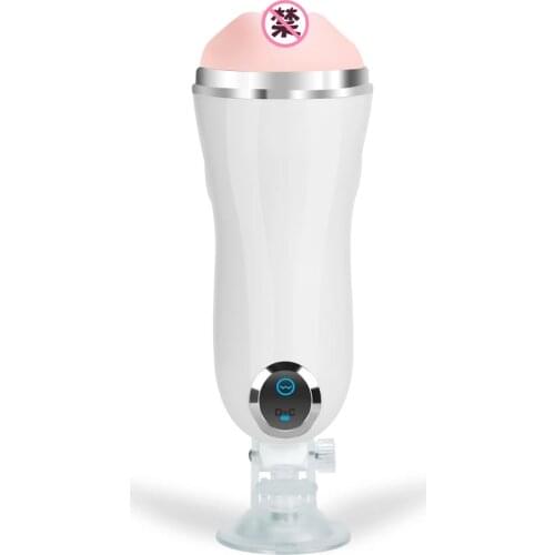 Male Masturbator Pumps Automatic Telescopic Masturbation Cup Vagina Vacuum Sucking Pussy Sex Realistic for Men Penis Massager