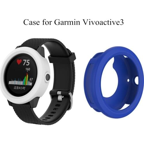 Soft Protective Case For Garmin Vivoactive3 Cover TPU Silicone Case Screen Protector For VivoActive 3 Protection Case
