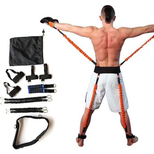 Resistance Bands Set for Boxing Taekwondo Basketball Jump Force Training Arms Legs Strength and Agility Workout Equipment