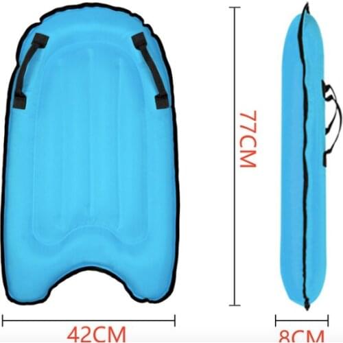 Inflatable surfboard, surfing, swimming, water buoyancy bed, pvc surfing universal foldable water ski