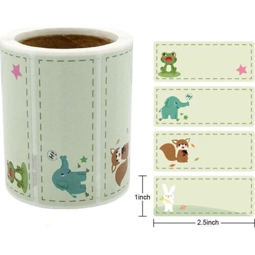New rolls of primary school students and childrens name stickers kindergarten baby entering kindergarten name self-adhesive sti
