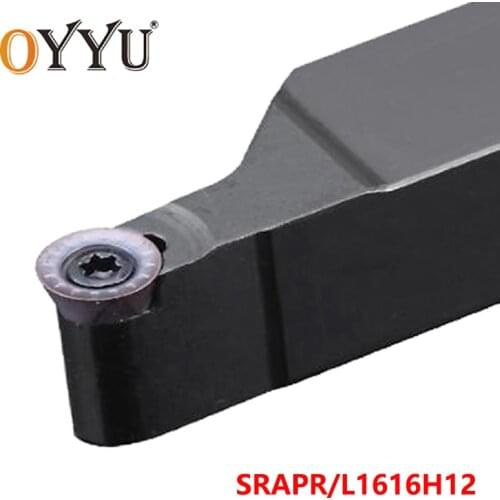 OYYU SRAPR Factory Outlet Lathe Toolholder SRAPR1616H12 SRAPL1616H12 Cutting Arbor CNC Carbide Inserts Shank Turning Cutter