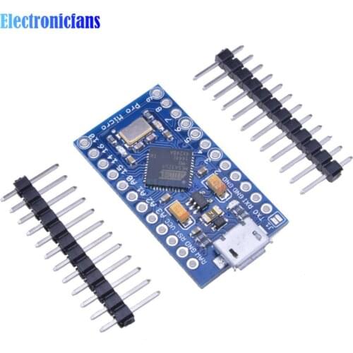 Micro USB ATmega32U4 Pro Micro 3.3V 8MHz Board Module For Arduino/Leonardo ATMega 32U4 Controller Pro-Micro Replace ATmega328