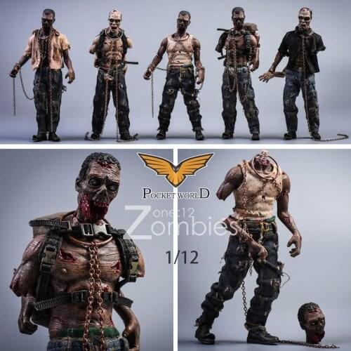 POCKET WORLD PW2012 1/12 Scale zombies Collectible Figure
