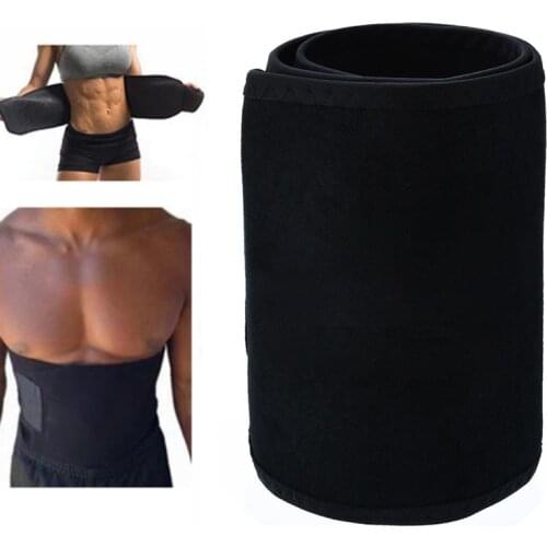 Men Sweat Belt Shaper Waist Slimming Belt Trimmer Belly Waist Trainer Weight Loss Burn Fat Shapewear Women Body Shaper