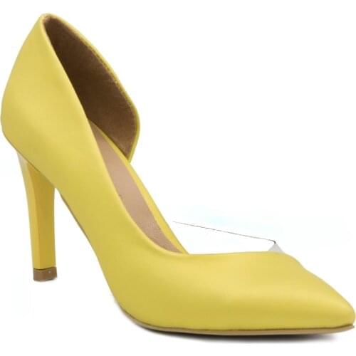 Gedikpaşalı ANG 9Y 653 YELLOW Women Shoes Lady Classic
