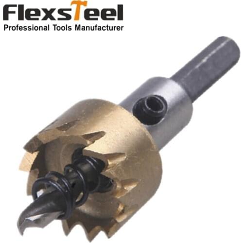 16MM Adjustable 9341 HSS Circle Cutter Twist Hole Saw Drill Bit with Mandrel for Woodworking Power Tools