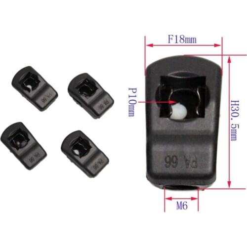 4pcs Gas Struts Spring Lift Supports Damper Replacement Shocks Connector Bracket for Hyundai for Toyota for BMW for Audi M6