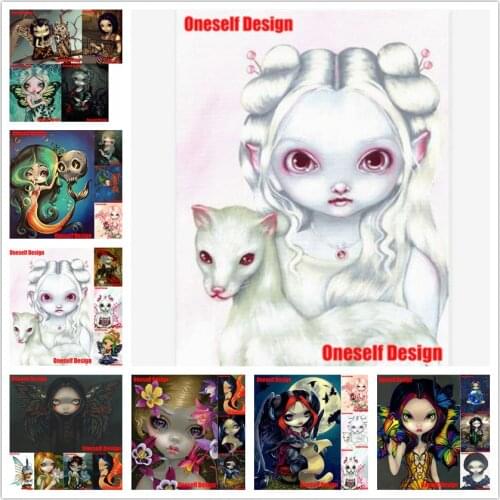 Diamond painting full round/square cartoon girl 5d diamond embroidery full cute girl diy diamond mosaic sale rhinestone pictures