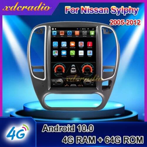 Xdcradio 10.4" Android 10.0 For Nissan Sylphy Car Radio Automotivo Car DVD Multimedia Player GPS Navigation