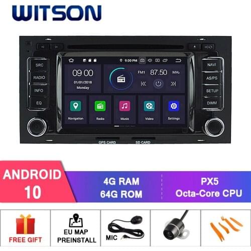 WITSON Android 10 CAR DVD for VOLKSWAGEN 2002 2003 2004 2005 2006 2007 2008 2009 2010 Car Multimedia Player Stereo AutoAudio GPS