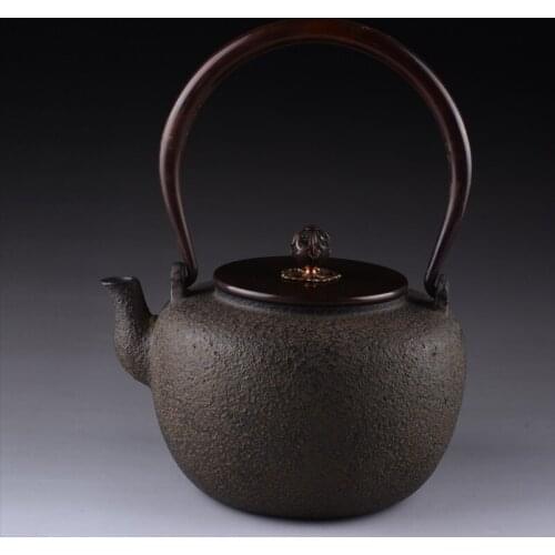 Cast Iron Tea Pot Set Japanese Teapot Tetsubin Kettle Drinkware 1300ml Stainless Steel Strainer Teakettle Genuine Wholesale