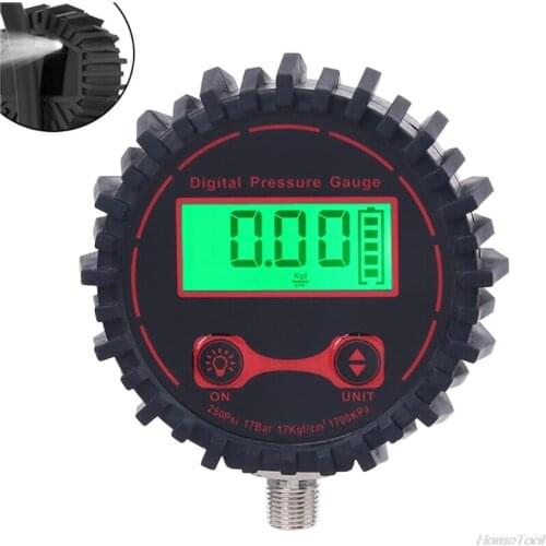 0-250 PSI Digital Tire Pressure Guage 1/8" with Flashlight for Car Truck Bicycle Motorcycle Vehicle Tyre Inflator Gauge M09 21