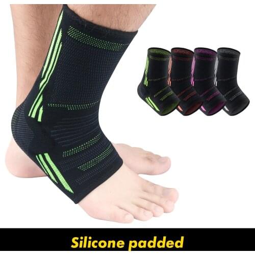 HUYIDA Ankle Brace Compression Sleeve Relieves Joint Pain Sock with Foot Arch Support Protection Injury Recovery Sports Cycling