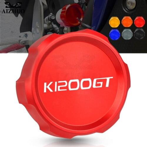 K1200GT Motorcycle CNC Rear Fuel Brake Fluid Reservoir Cap Oil Cup Cover Protector FOR BMW K1200GT K1200 K 1200GT 2006 2007 2008