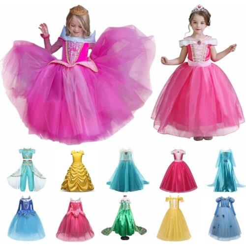 Girls Halloween Costume Kids Cosplay Dress Princess Dress Girl Dress Up Children Clothing Carnival Beauty Dress Girl Dress