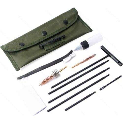 M16 M4A1 Rifle Tube Brush Cleaning Kit Hunting Accessories Dedicated Cleaner Set Plastic Metal Durable Brush2