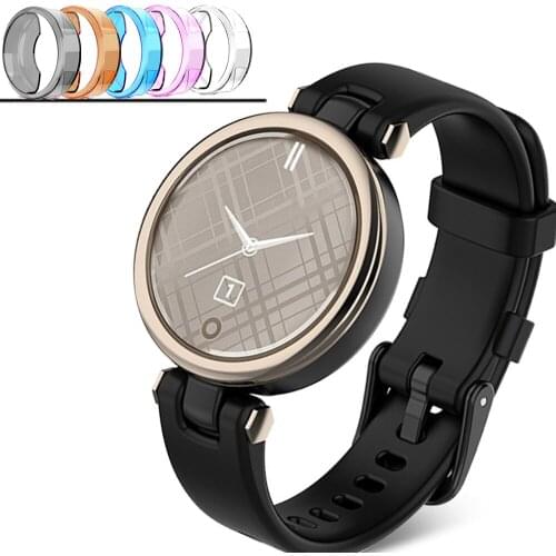 Soft TPU Protective Watch Case for Garmin Lily Smartwatch Cover Screen Protector Transparent Shell Accessories