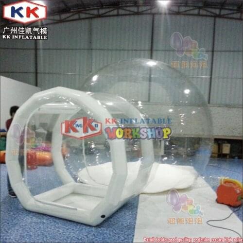 Outdoor camping clear event tent pvc bubble house commercial 4m inflatable hotel bubble tent for sale