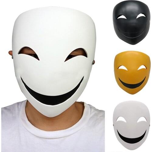 Resin Hiruko Masque Creative Halloween Cosplay Costume Props Smile Masque for Masquerade Carnival Party XIN-Shipping