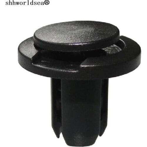 Shhworldsea 100PCS cars plastic clips fasteners grille installing push type retainer for Honda#91503-S0K-A01 91503S0KA01