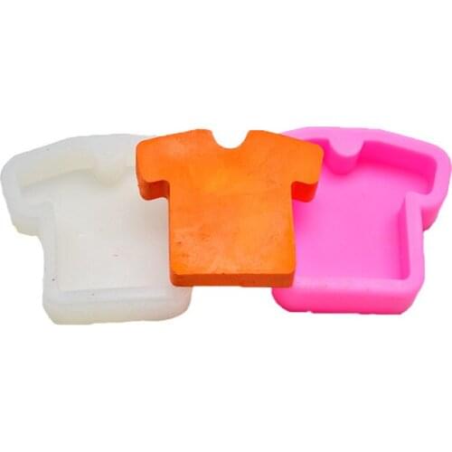 DIY Silicone Cake Mold Grippy T-Shirt Keychains Mould Doctor Shirt Moulds for Fondant Jewelry Pendant Decorating Tools