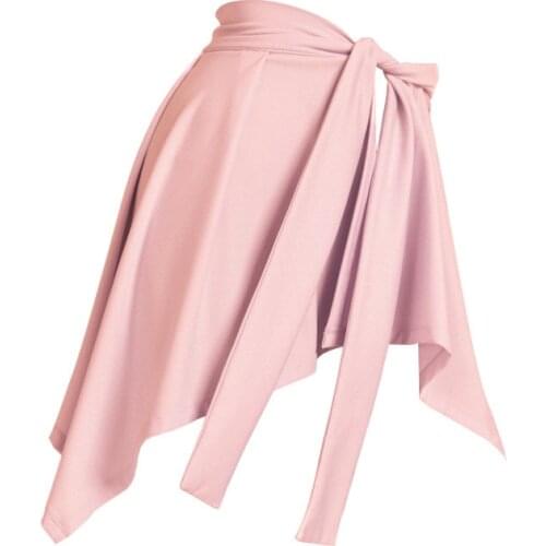 Pink Yoga Skirt Hip Hop Jazz Costumes for Women Fitness Dance Shawl Running Anti Emptied Anti-Awkward Cover Tennis Hip Skirt