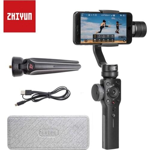 Zhiyun Smooth 4 Vlog Live 3-Axis Handheld Smartphone Gimbal Stabilizer for iPhone Xs Max X 8 7& Samsung S9,S8 7 Action Camera