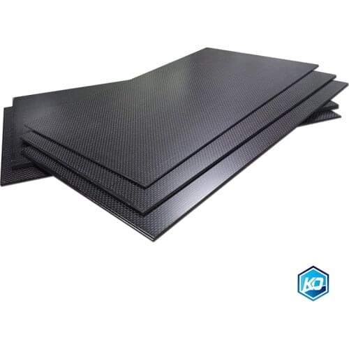 0.25-5MM 95X245mm 3K Plain Surface Matte Glossy Carbon Plate Panel Sheets High Composite Hardness Material Carbon Fiber Board
