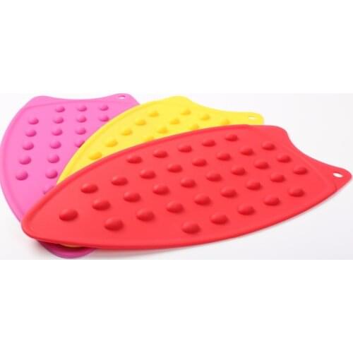 1PC 27x14cm Silicone Non-slip Heat Resistant Irons Mat Coaster Cushion Placemat Pot Holder Kitchen Accessories LB 048