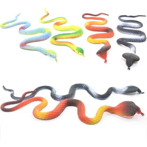 1Pcs Magic Grow Snake Toy Realistic Horror Water Growing Snake Animal Model Joke Tricky Toys For Party Bath Tub Toy