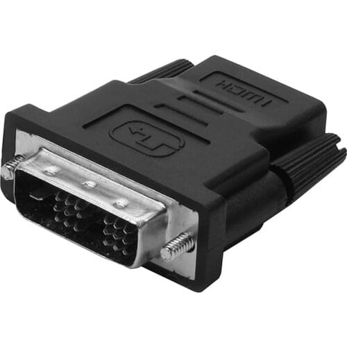 1080P DVI to HDMI-compatible cable converter adapter DVI-D 18+1 single link DVI to HDMI-compatible female for PC laptpp Monitor