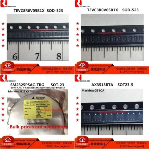 20 pcs/lot TEVC8R0V05B1X TEVC3R0V05B1X SM2325PSAC-TRG SM2325PSAC SM2325 2325 AX3513BTA AX3513 G61CA 100% New original