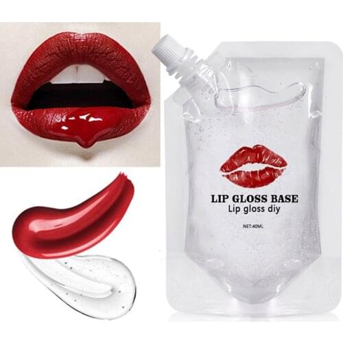 40ml/100ml Lip Gloss Base Moisturizing Handmade Lip Gloss Base Oil DIY Lip Gloss Making Tool Korean Makeup Lipstick Maquillage
