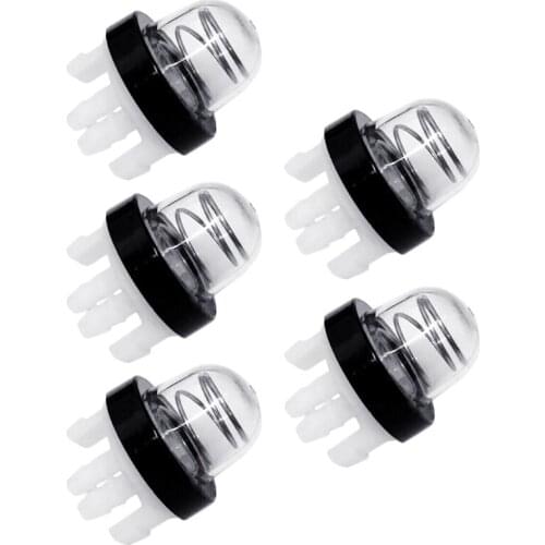5 Pcs Durable Primer Bulb Pump Fit for St-ihl TS410 TS420 BR430 SR450 Replaces Plastic + Metal Transparent