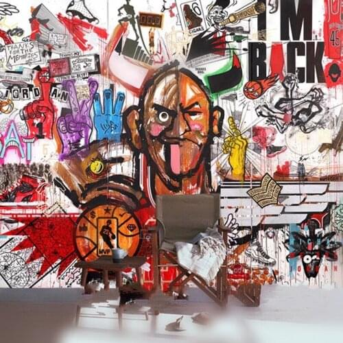 Dropship Colomac Watercolor Wallpaper Street Graffiti Murals Nordic Wallpaper Foto Wallpapers Living Room Papel Mural Infantil