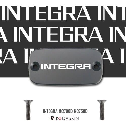 KODASKIN MOTO CNC Aluminum Brake Fluid Reservoir Tank Cap Front Brake Cap for Honda INTEGRA NC700D NC750D