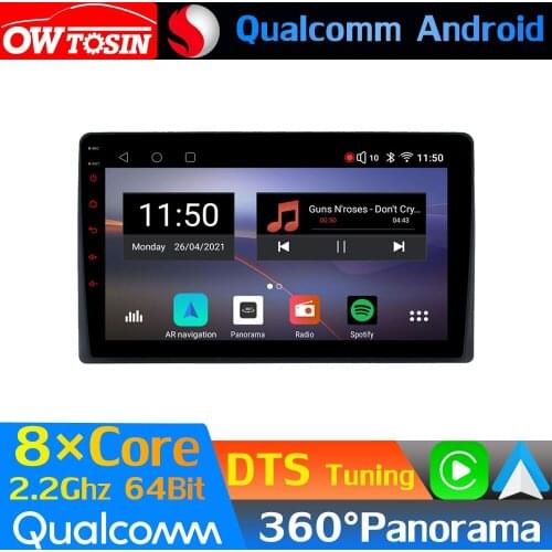 10.1" Qualcomm 8Core Android Car Media For Toyota Previa Estima Tarago XR50 2016-2020 GPS 360 Camera Radio CarPlay HIFI HDMI DTS